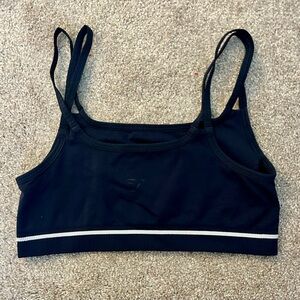 Gymshark Navy Strappy Seamless Sports Bralette size M